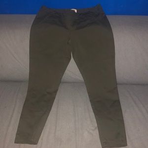 Merona green jeggings